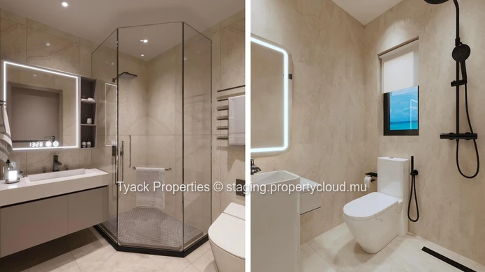 Modern 3-Bedroom Apartments with Rooftop Pool in Pereybere
