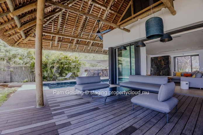 Luxurious 3-Bedroom Beachfront Villa with Private Pool in Les Salines Black River