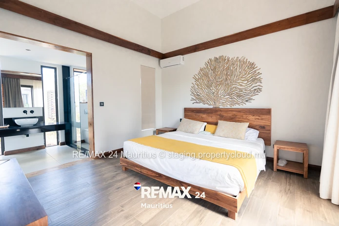 Spacious 3-bedroom villa with private pool, landscaped garden and elegant kiosk.