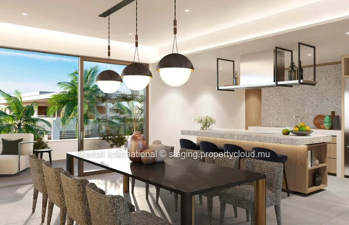 En vente : Appartement de luxe avec vue panoramique et accès golf à Mont Choisy