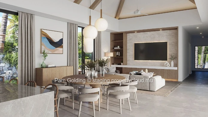 3-Bedroom Villa with Private Pool and Garden – Pereybere 