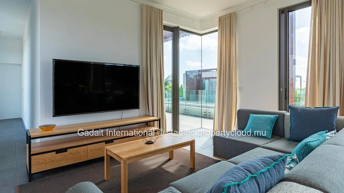 Penthouse in Palmar by the sea with panoramic views, swimming pool and private beach