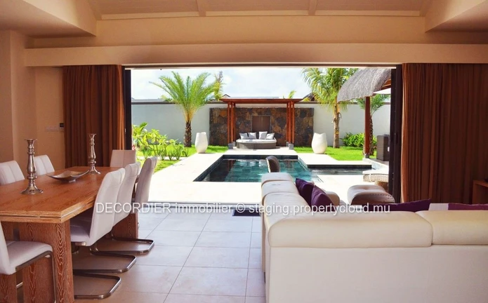 For sale - Grand Baie, prestigious villa with comfortable and bright living spaces.