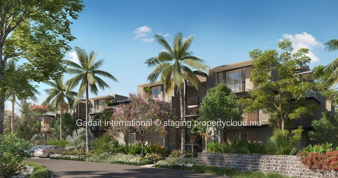 Appartement de 2 chambres avec terrasse à vendre, au cœur d'un domaine exclusif à Beau Champ