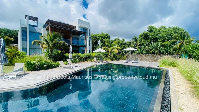 Seafront Apartement with 3 bedrooms in pointe aux piments