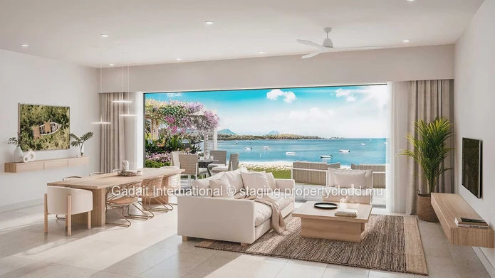 Luxurious flat with garden and terrace for sale near dream beaches
