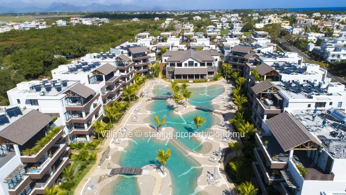 Mont Choisy- Appartement 2 ou 3 chambres avec vue sur la piscine
