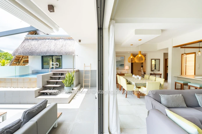 Luxury Penthouse with Private Pool in Tamarin - Beachfront, River & Mountain Views - Fully Furnished - Prime Location 