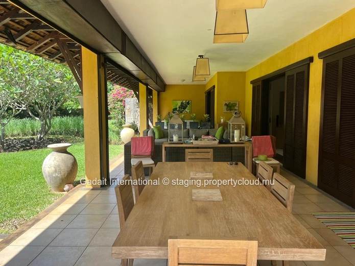 Villa Meublée de Plain-Pied avec Piscine Privée à vendre | Tamarina Golf Resort, Île Maurice