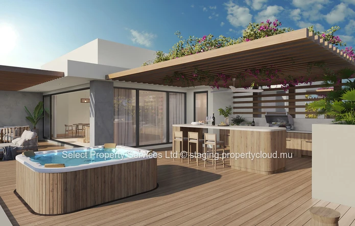 Seafront Penthouse G+2 For Sale In Black River 