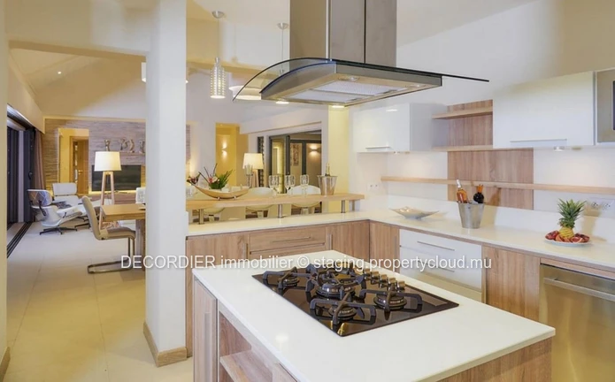 For sale - Grand Baie, prestigious villa with comfortable and bright living spaces.
