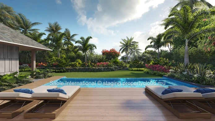 Luxurious Villa PDS in Grand Baie with 4 bedrooms, office, fitness room, and stunning features