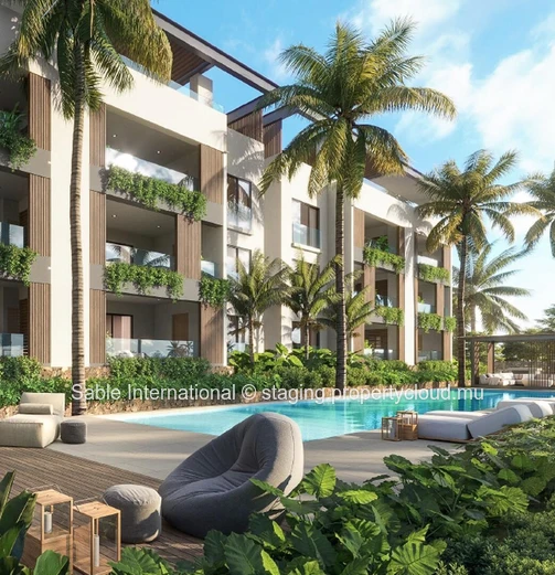 Luxury Penthouse with Private Pool in Trou aux Biches - 225m² Living Space - Close to Amenities - Fitness Room 