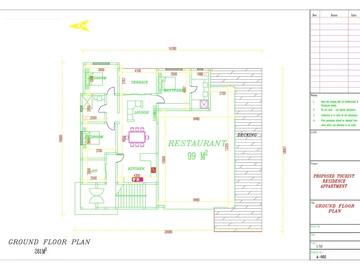 Appartement de 3 Chambres