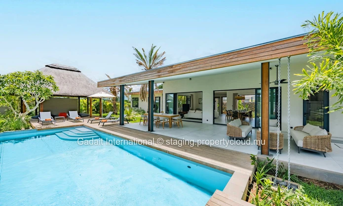Luxury villa with mountain views, close to golf course and beaches for sale | Tamarin, Mauritius