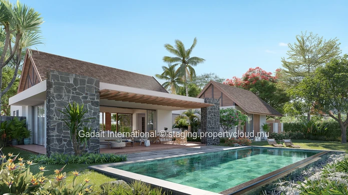 Villa de luxe 3 chambres avec accès golf et plage à vendre | Anahita Île Maurice