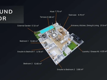 3 Bedroom Townhouse, Duplex