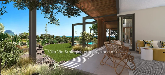 Black River - Bright 3 bedroom villa with sea view