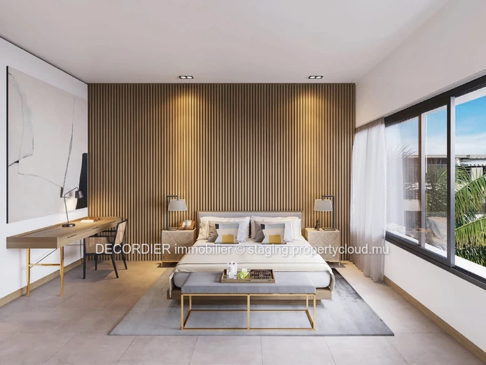 Penthouse avec accès à la plage et services hôteliers, accessible aux étrangers.