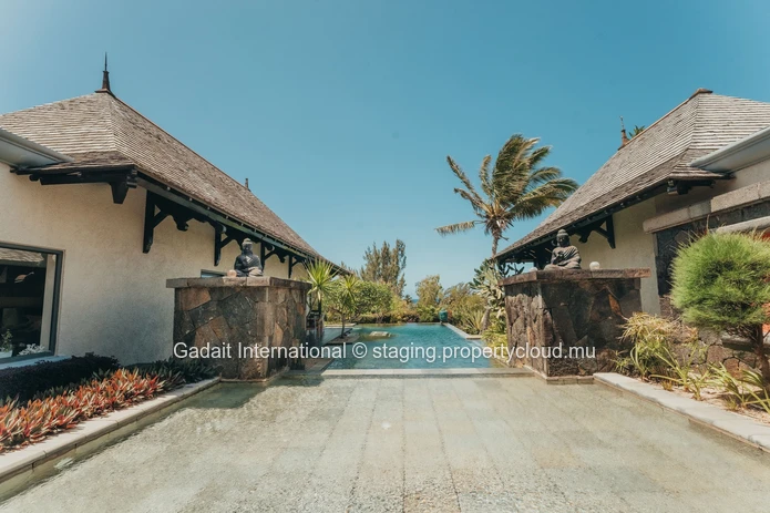 Belle Rivière Villa : 4 chambres avec piscine et vue sur mer, Île Maurice