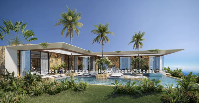 Luxueuse villa avec vue mer, golf, spa et services personnalisés à Bel Ombre, île Maurice