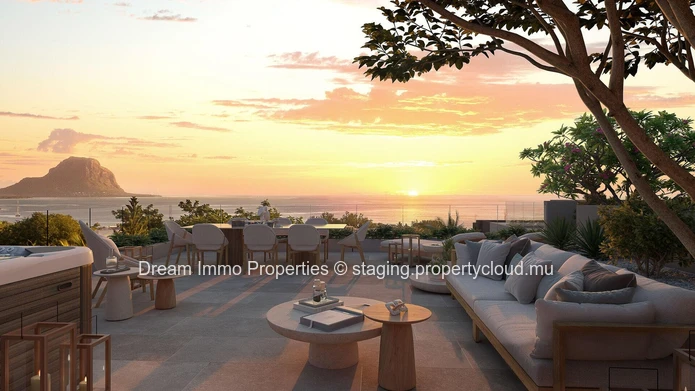 Vue Mer ! Grands Penthouses Avec Toit Terrasse Privé Sur Les Hauteurs De Tamarin - Ile Maurice