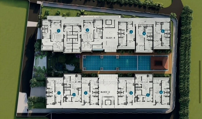 Luxury Penthouse with Pool in Péreybère - 118m² Living Space - Accessible to Foreigners - Close to Schools & Shops - ...