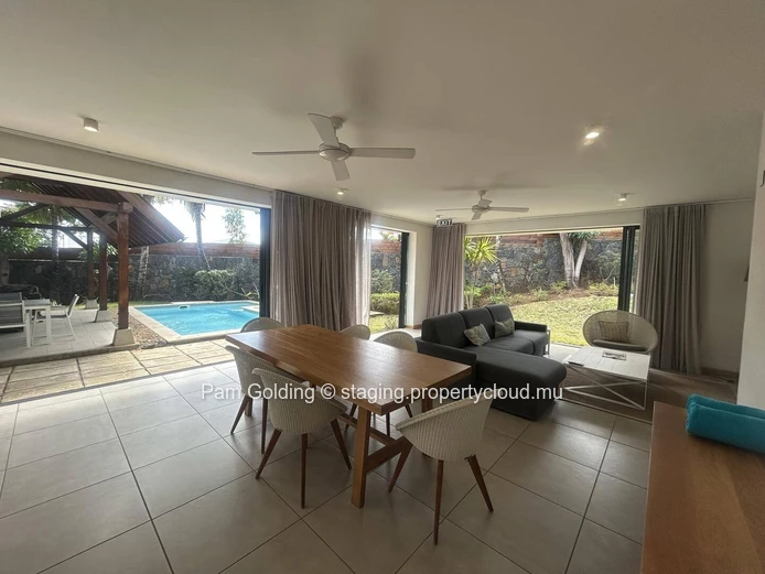 Elegant 3-Bedroom Garden Villa in Mauritius – Private Pool, Resort Services & Beach Proximity