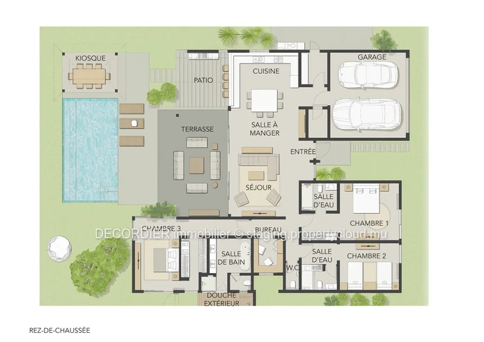 À Vendre – Villa Moderne sur Plan à Pointe d'Esny