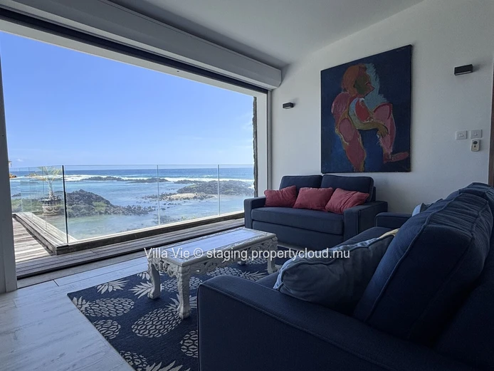 Roches Noires - Maison de 4 chambres avec piscine et vue magnifique sur le lagon de Roches Noires