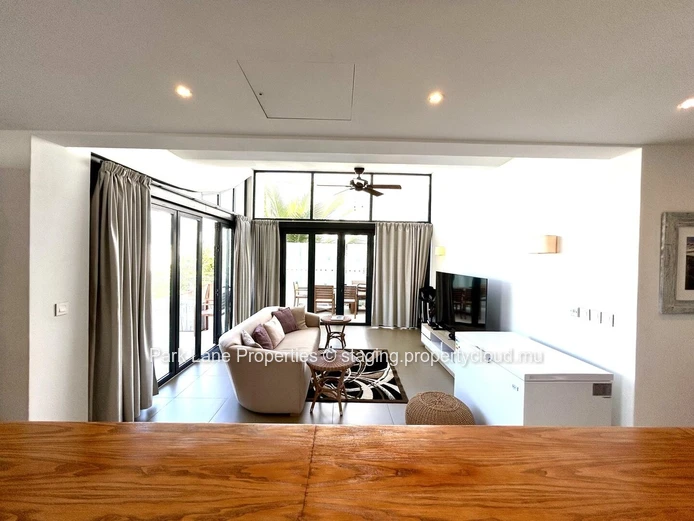 Luxurious Beachfront Apartment with Stunning Views and Communal Pool in Haute Rive, $800K