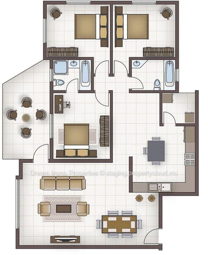 Tres Bien Situe !  Appartements 3 Ch A 2 Minutes Du Centre Commercial So'flo - Ile Maurice