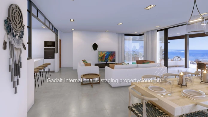 Luxury villa with panoramic sea view and private pool for sale | Legend Hill Resort, Black River
