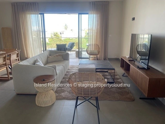3 bedroom apartment on the second floor (escalator) in a new upscale secure residence with swimming pool and parking