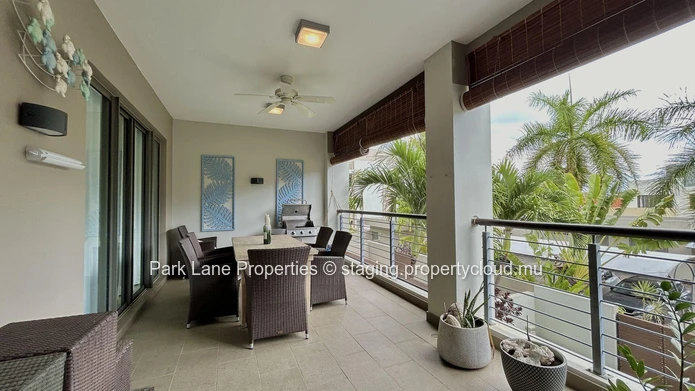 Appartement confortable de 3 chambres avec terrasse, piscine et accès à la plage à Pereybere
