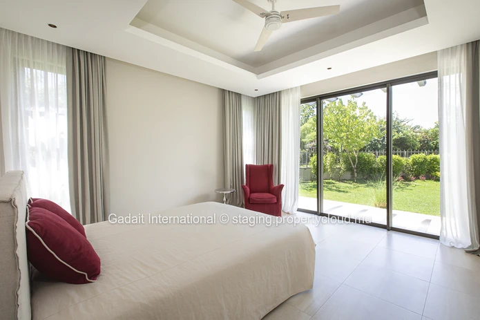 Villa contemporaine haut de gamme à Anahita, golf & spa, piscine privée, jardin tropical