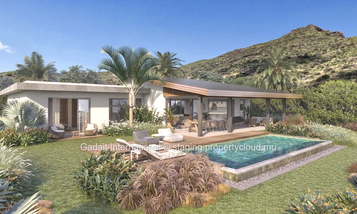 Luxury villa with mountain views, close to golf course and beaches for sale | Tamarin, Mauritius