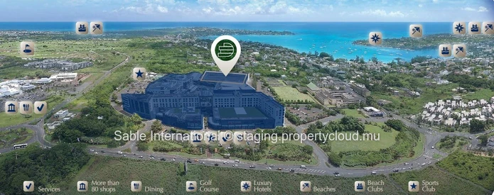 Stunning Mall Apartments with Sea Views in Grand bay, Communal Pool 
