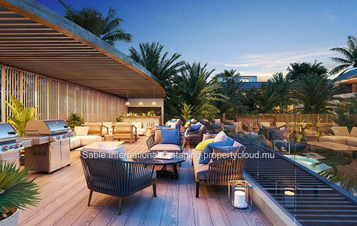 Stunning G+2 Apartment in Péreybère with Pool & Sea Access 