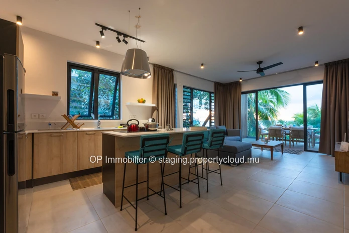 Luxury Beachfront Apartment with Pool in Trou aux Biches