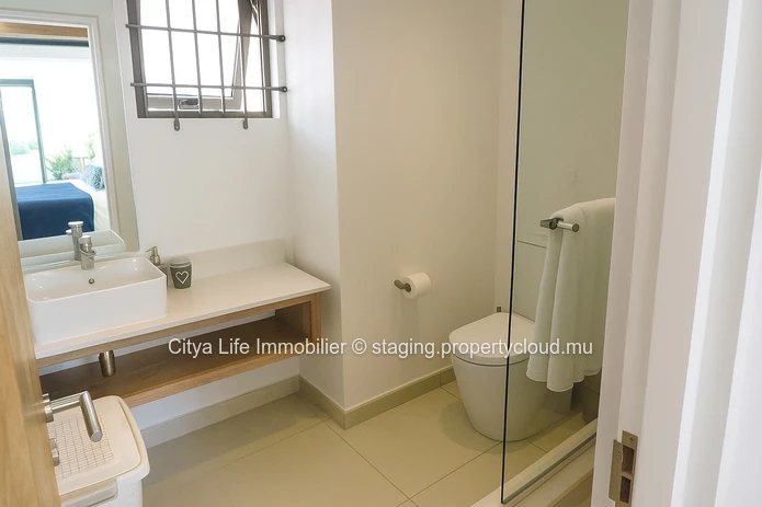 Duplex Projet local à vendre, Calodyne, 300m², 4 chambres, piscine privée, vue mer, meublé, Rs.
