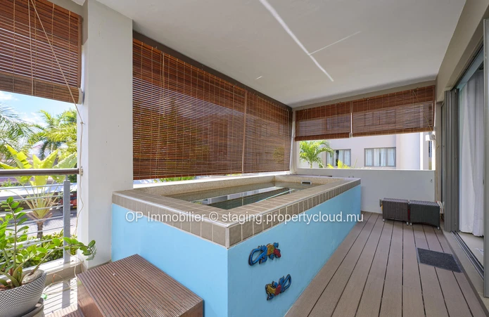 Modern 3-bedroom apartment with private pool in prime Bain Boeuf location near Grand Baie