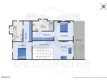 Maison de 3 Chambres