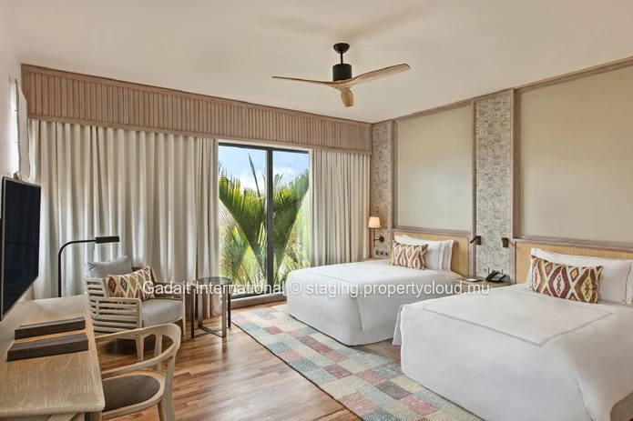 Villa de 4 chambres avec accès exclusif aux services de luxe sur l'île Maurice.