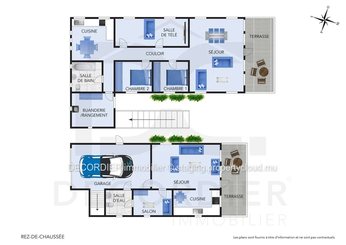 Home in Roche Noires,just steps from the ocean