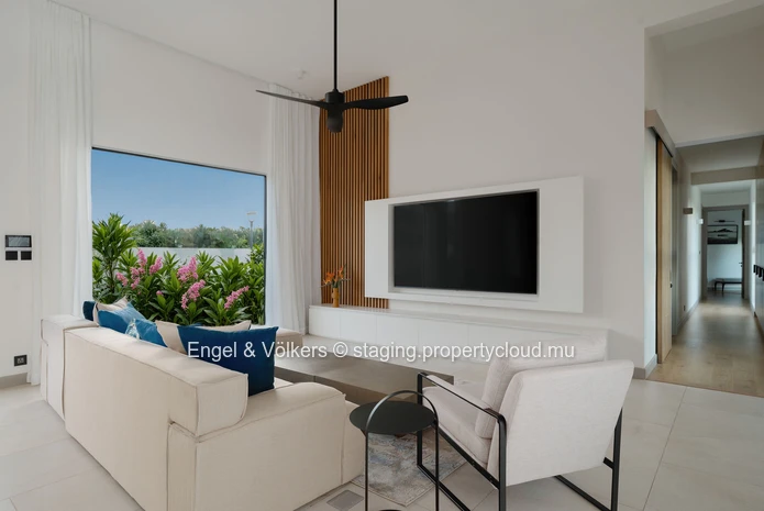 Spacious Golf Estate Villa with 4th Bedroom Expansion Possibility – Anahita, Mauritius