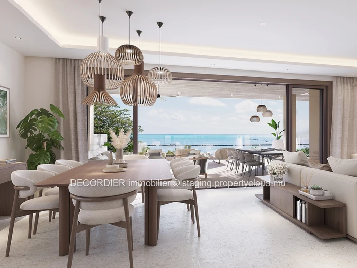 Sea view penthouse located in a secure residence accessible to foreigners