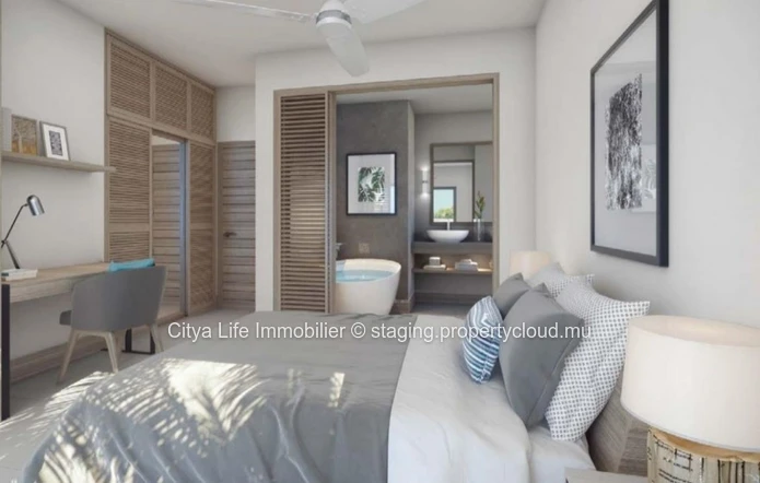 REZ+2 à vendre à Pointe aux Canonniers, 174m², 3 chambres, piscine commune, proche écoles, bus, hôpital, commerces. M...