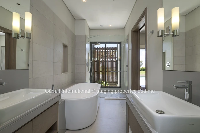 Villa contemporaine de 4 chambres avec vue sur golf à Anahita, Île Maurice