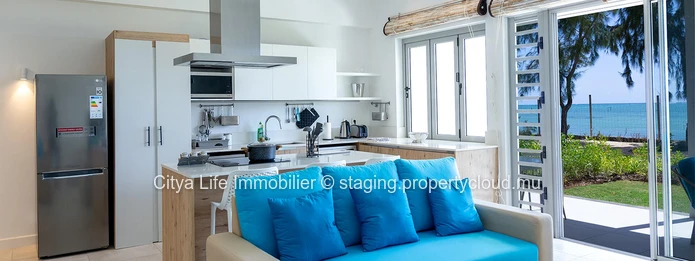Luxury Living in Grand Gaube: Furnished 2 BR Apartment with Private Pool, Close to Schools, Shops, and Hospital - Rs ...